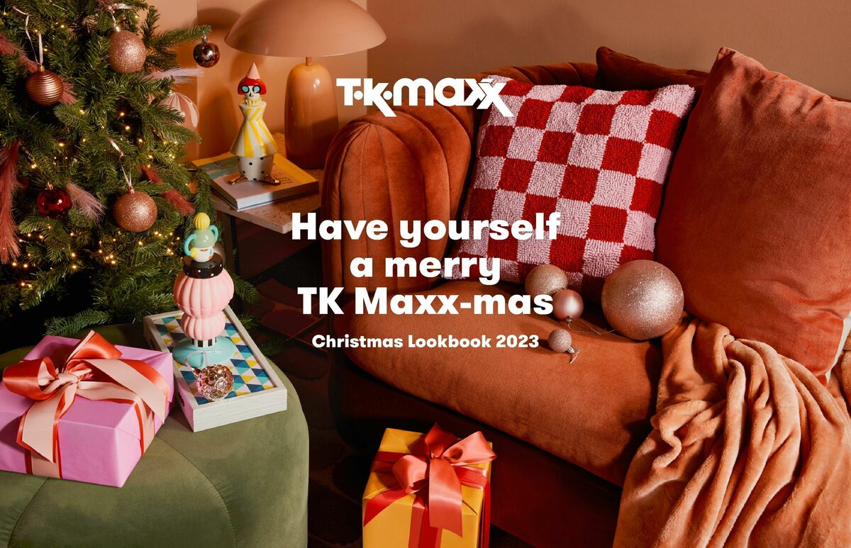 TK Maxx Christmas Lookbook Offers from 9 October