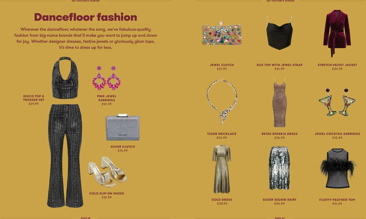 TK Maxx Christmas Lookbook Offers from 9 October