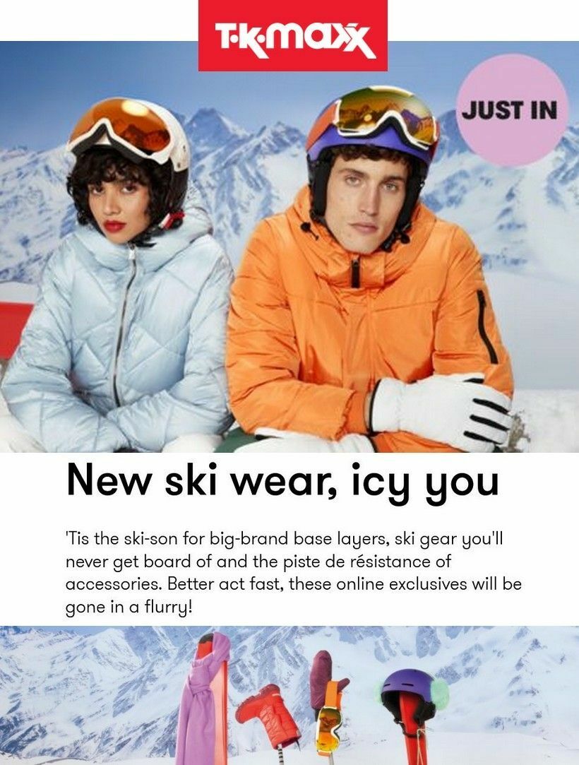 TK Maxx Offers from 30 December