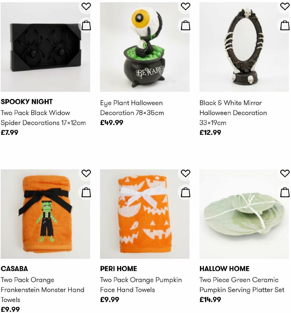 TK Maxx Halloween Offers from 9 October