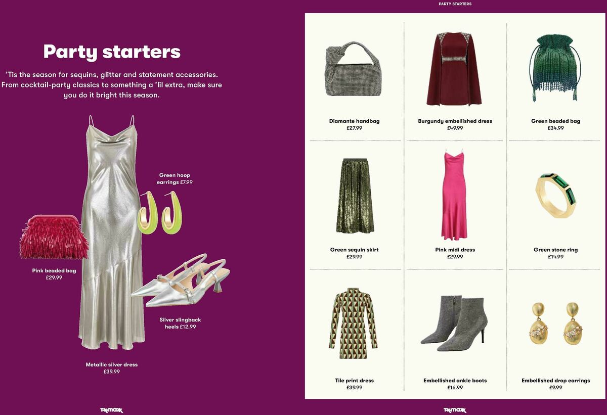 TK Maxx Christmas Offers from 18 August