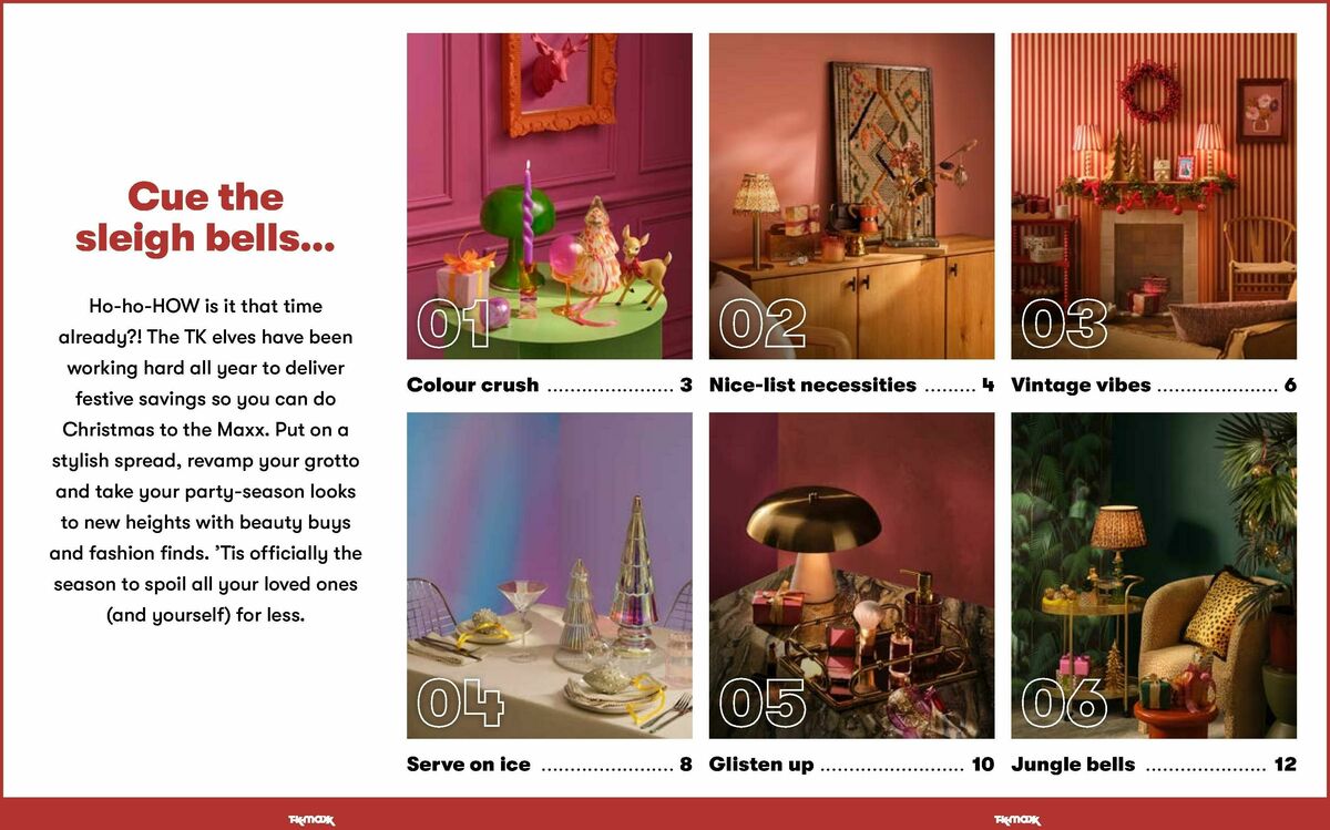 TK Maxx Christmas Offers from 18 August