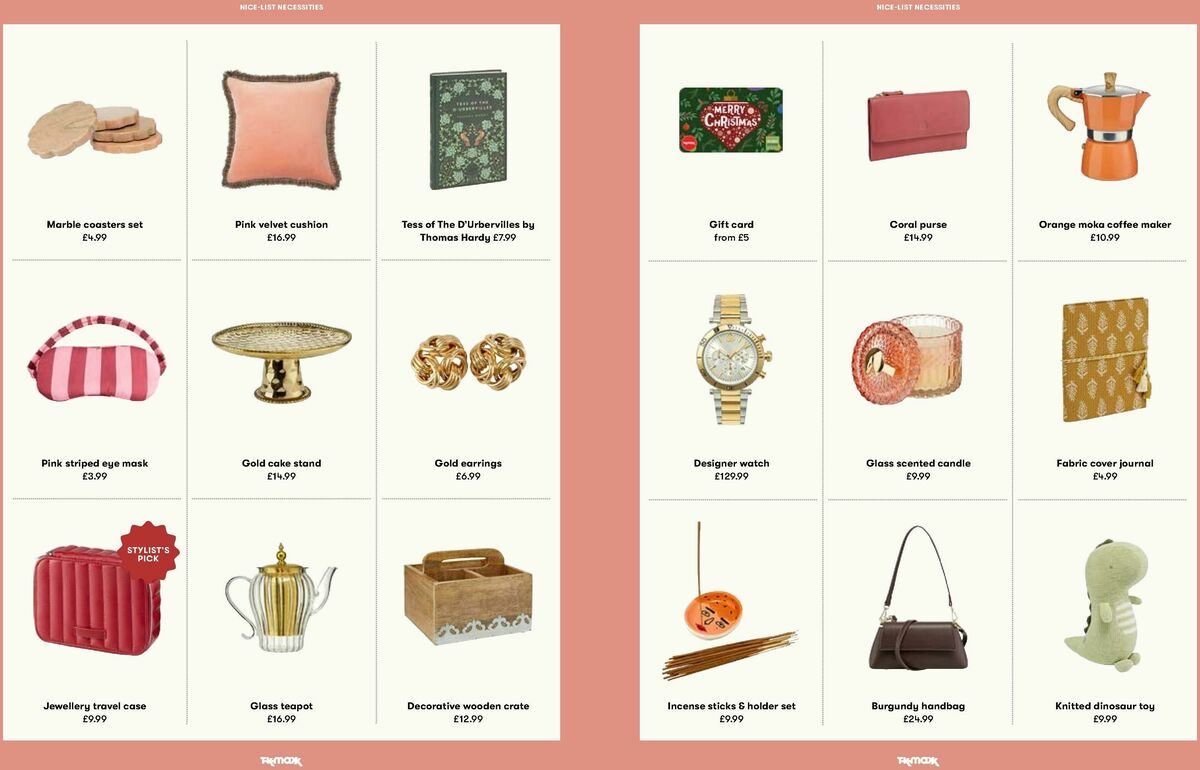 TK Maxx Christmas Offers from 18 August