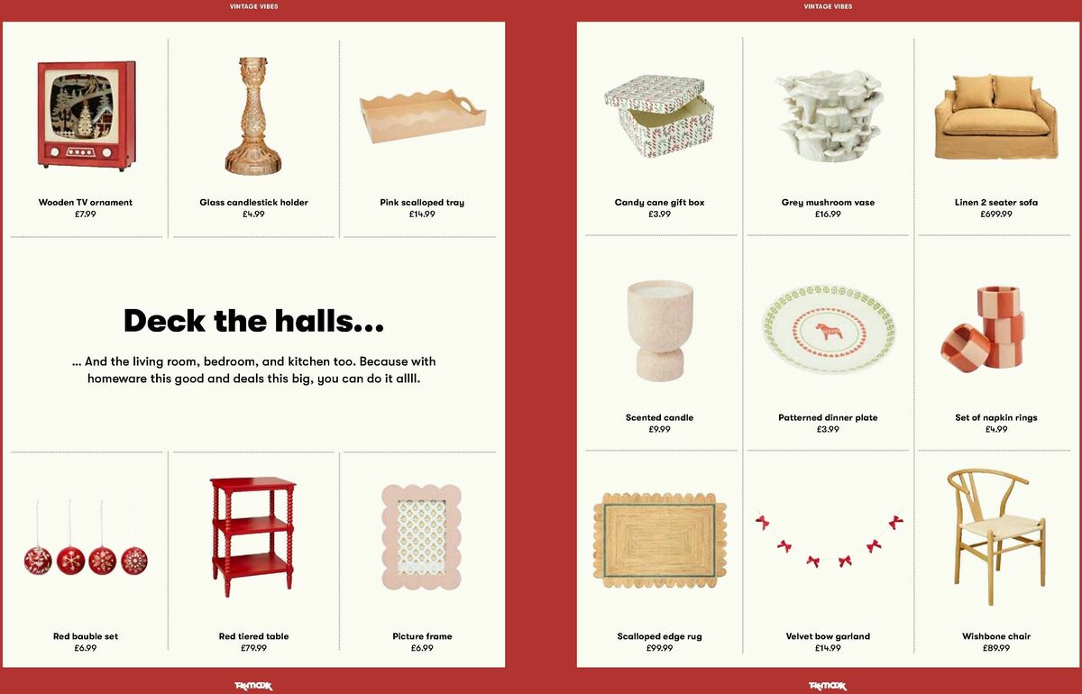 TK Maxx Christmas Offers from 18 August