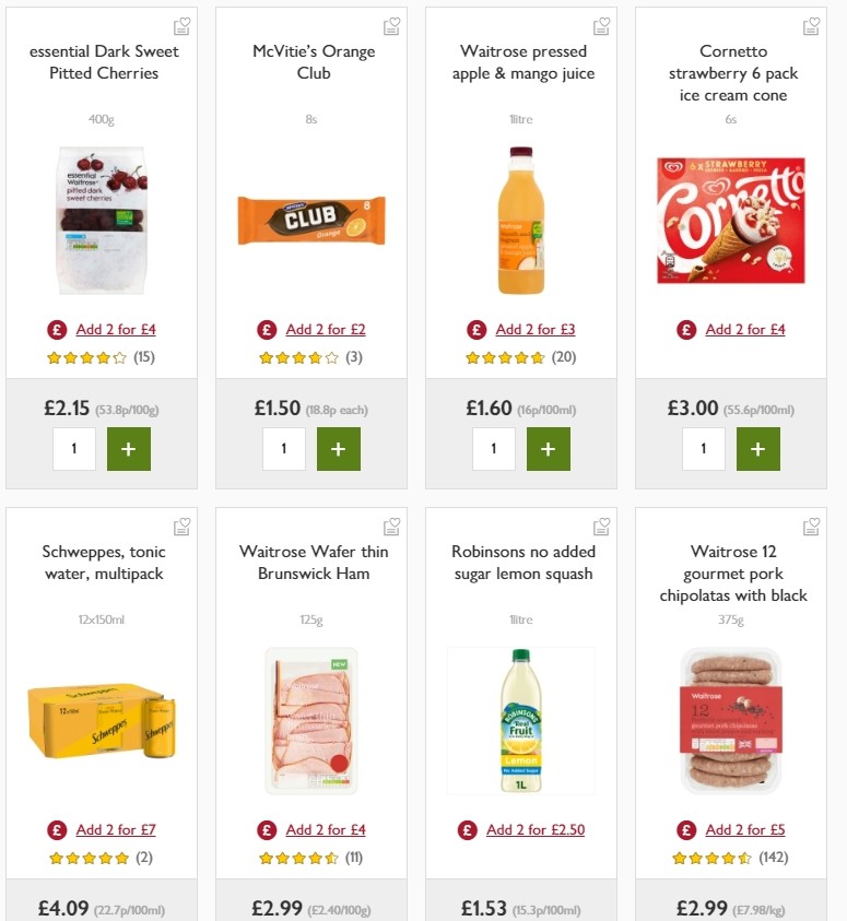Waitrose Offers from 8 August