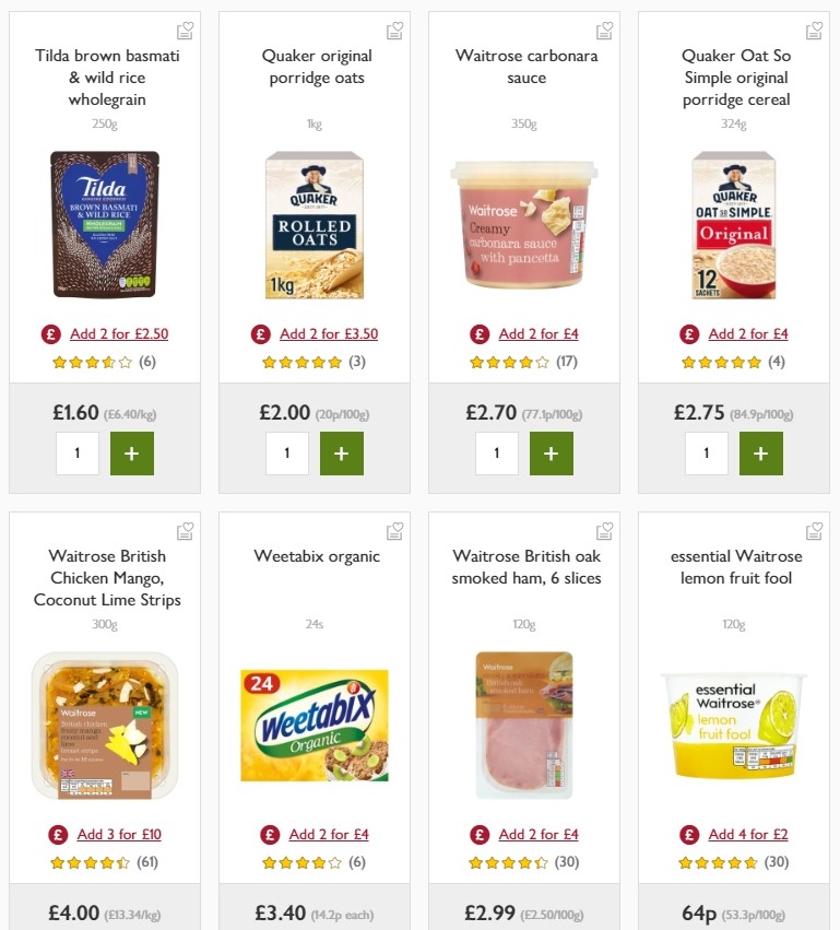 Waitrose Offers from 8 August