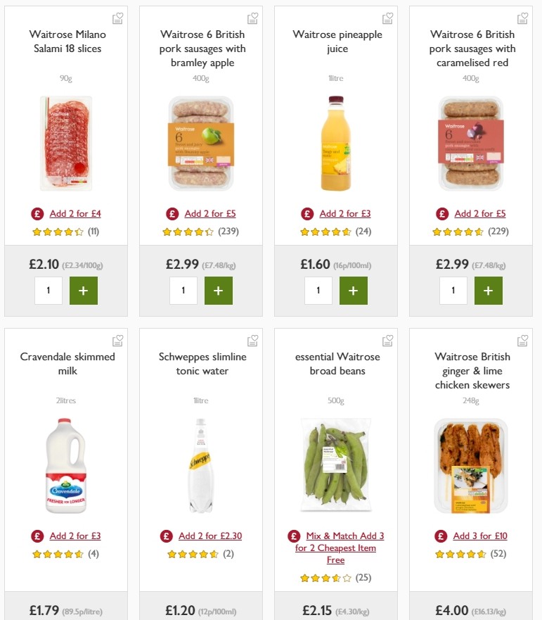 Waitrose Offers from 8 August
