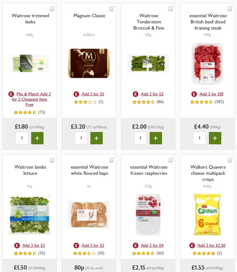 Waitrose Offers from 15 August