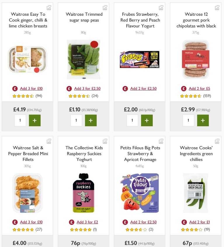 Waitrose Offers from 3 October