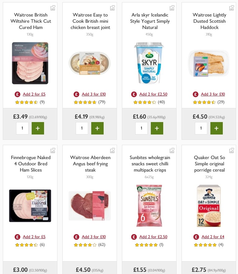 Waitrose Offers from 3 October