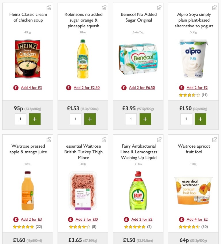 Waitrose Offers from 3 October
