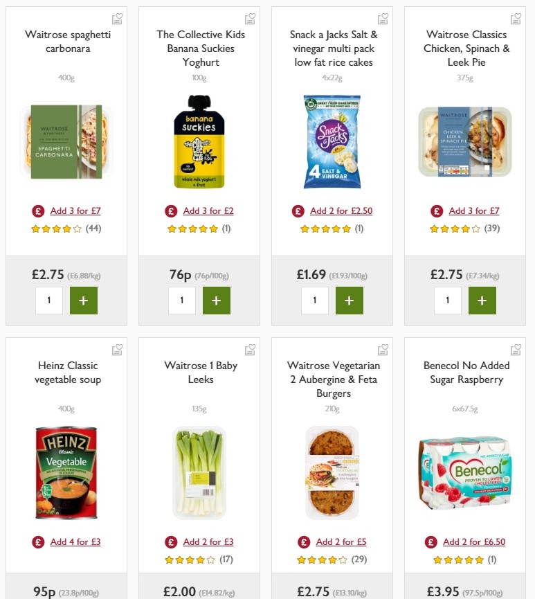 Waitrose Offers from 3 October