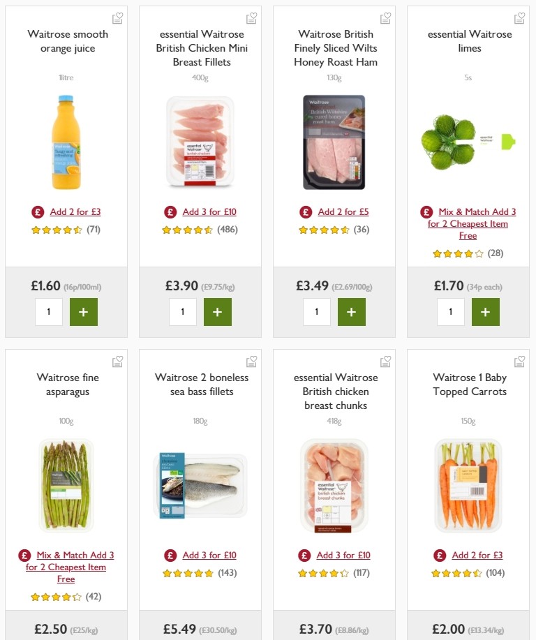 Waitrose Offers from 3 October