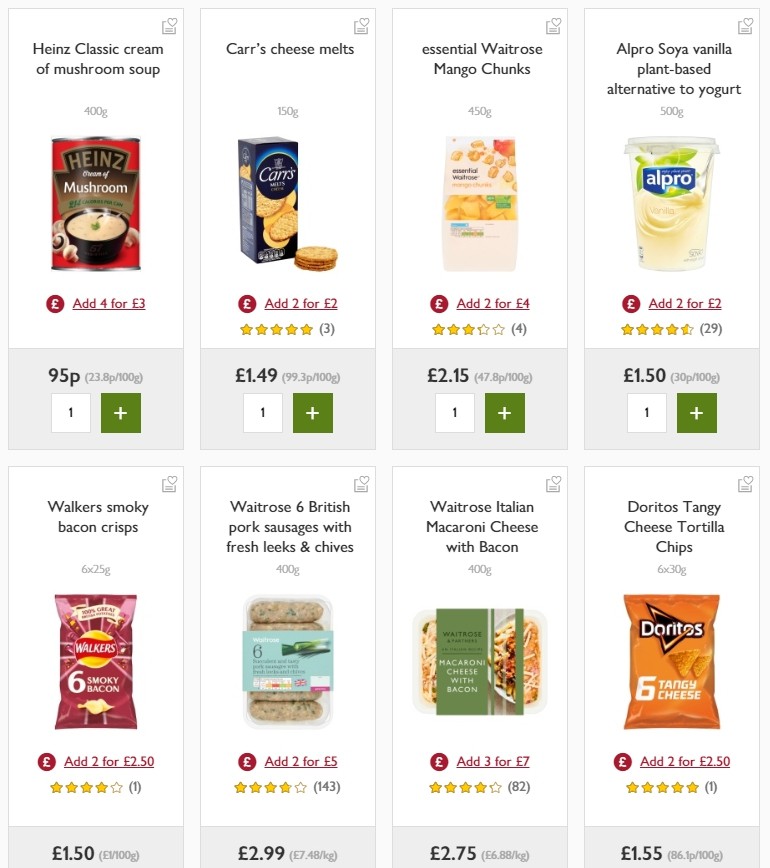 Waitrose Offers from 3 October