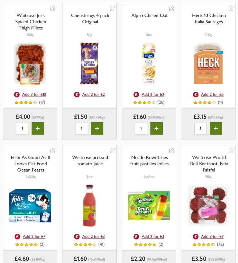 Waitrose Offers from 3 October