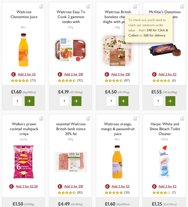 Waitrose Offers from 3 October
