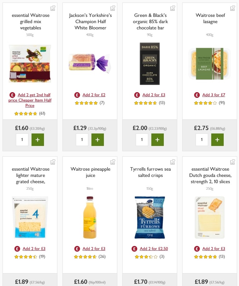 Waitrose Offers from 17 October