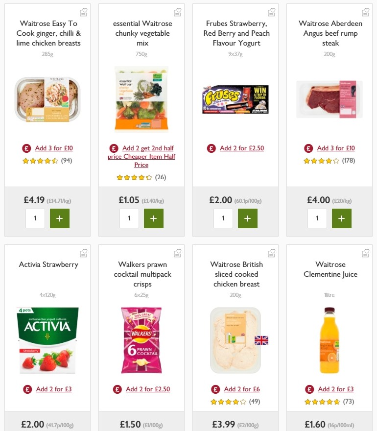 Waitrose Offers from 17 October