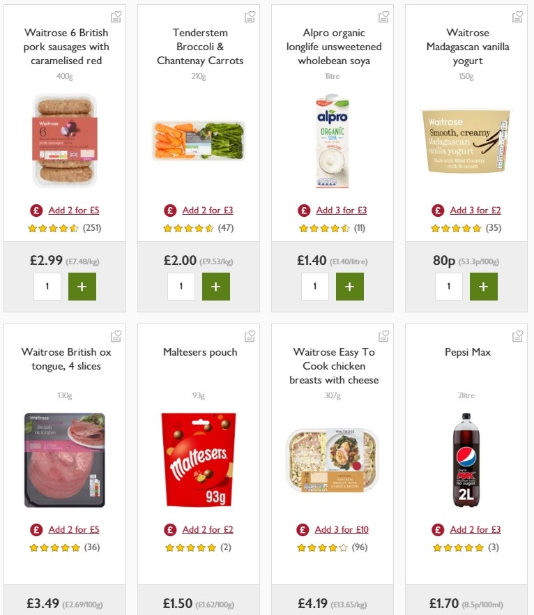 Waitrose Offers from 17 October
