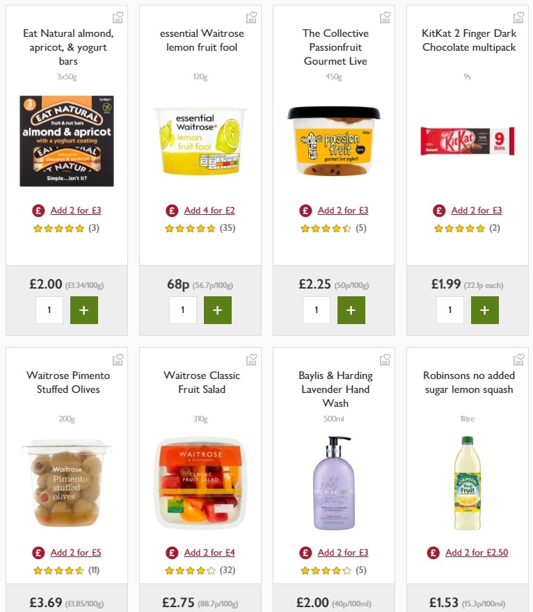 Waitrose Offers from 17 October