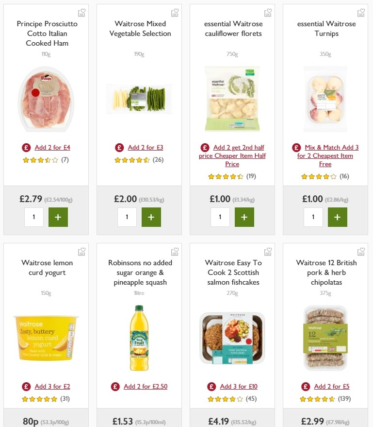 Waitrose Offers from 31 October