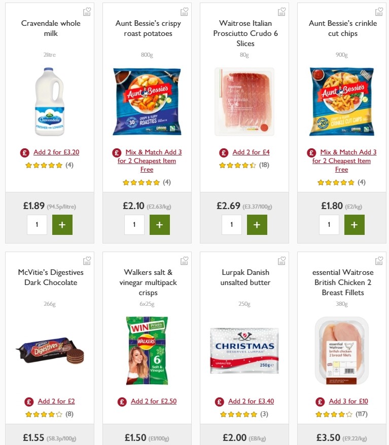 Waitrose Offers from 12 December