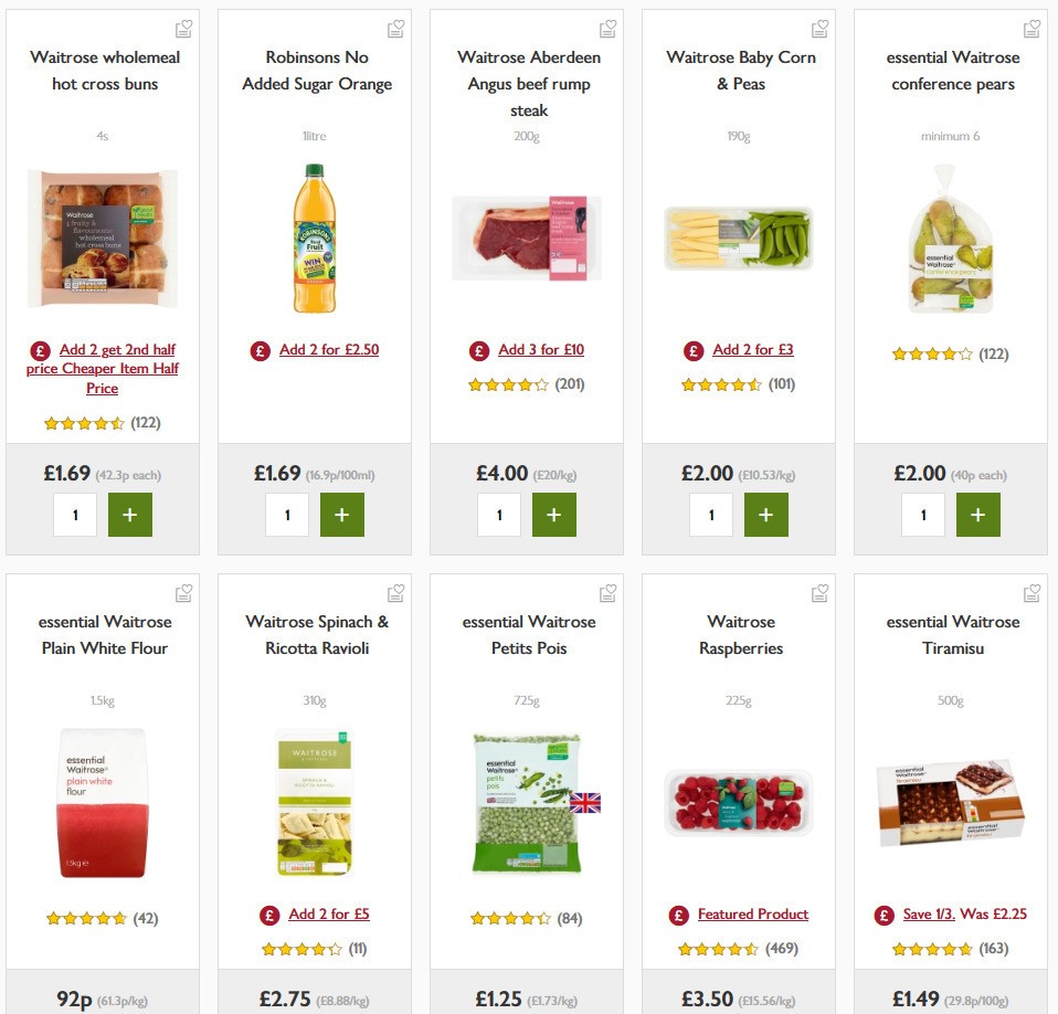 Waitrose Offers from 22 March