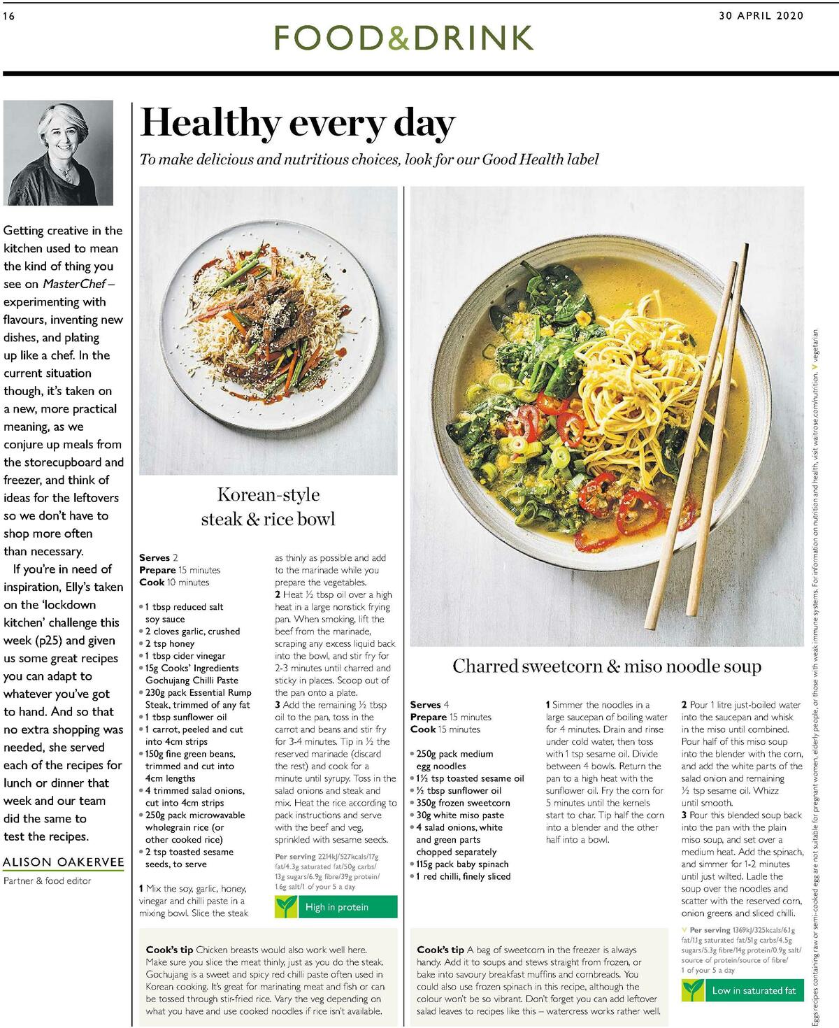 Waitrose Offers from 30 April