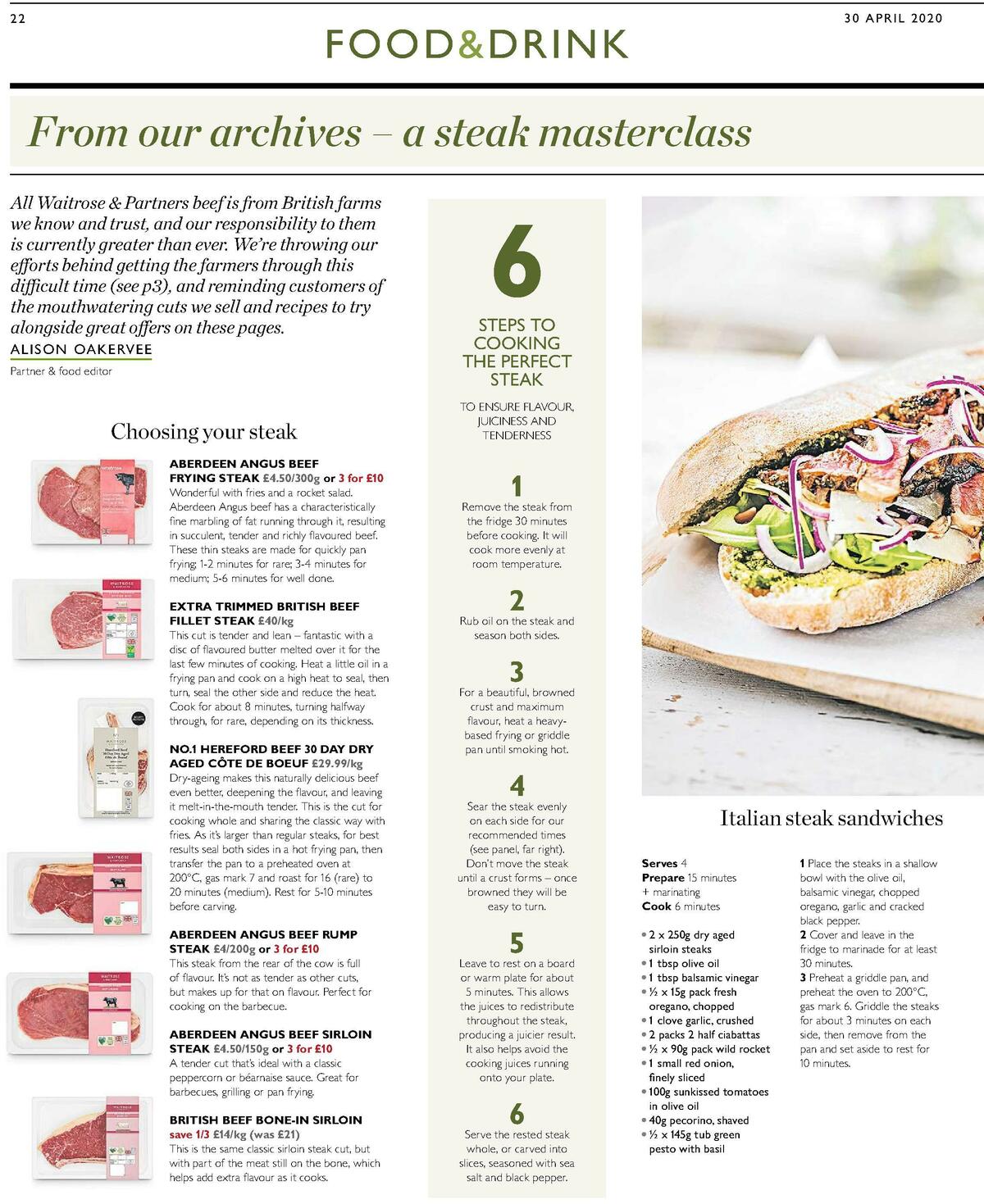 Waitrose Offers from 30 April