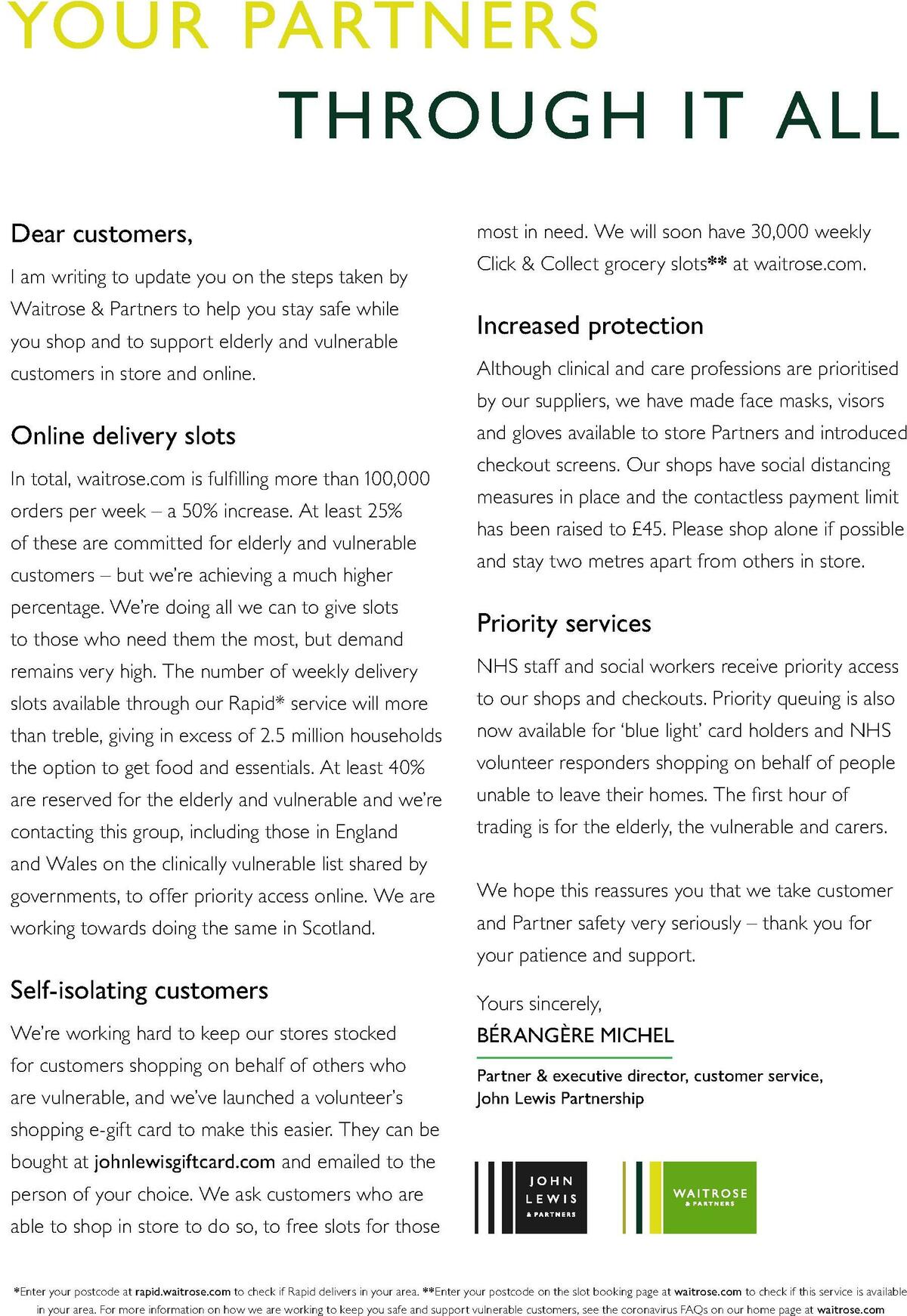 Waitrose Offers from 30 April