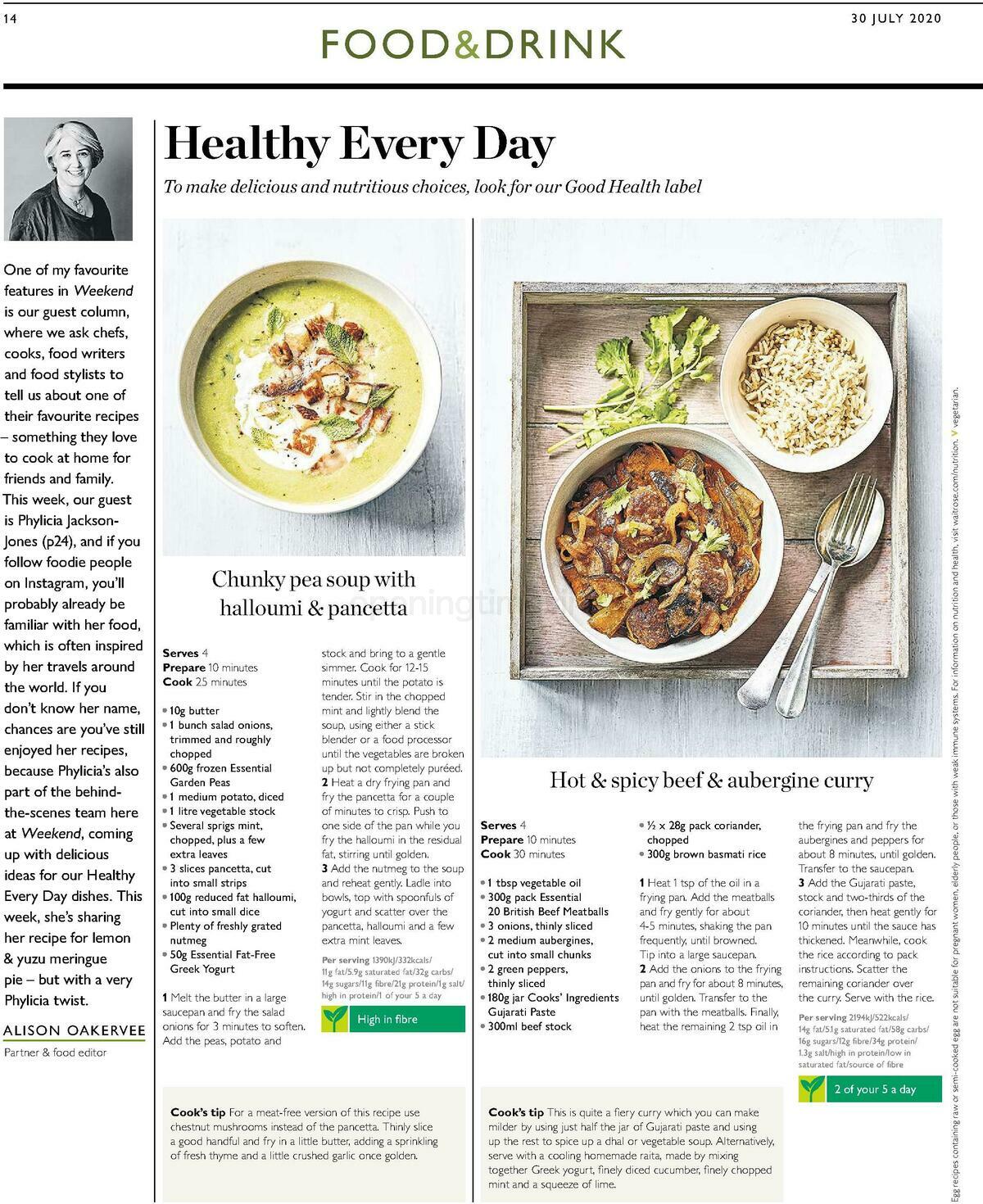 Waitrose Offers from 30 July