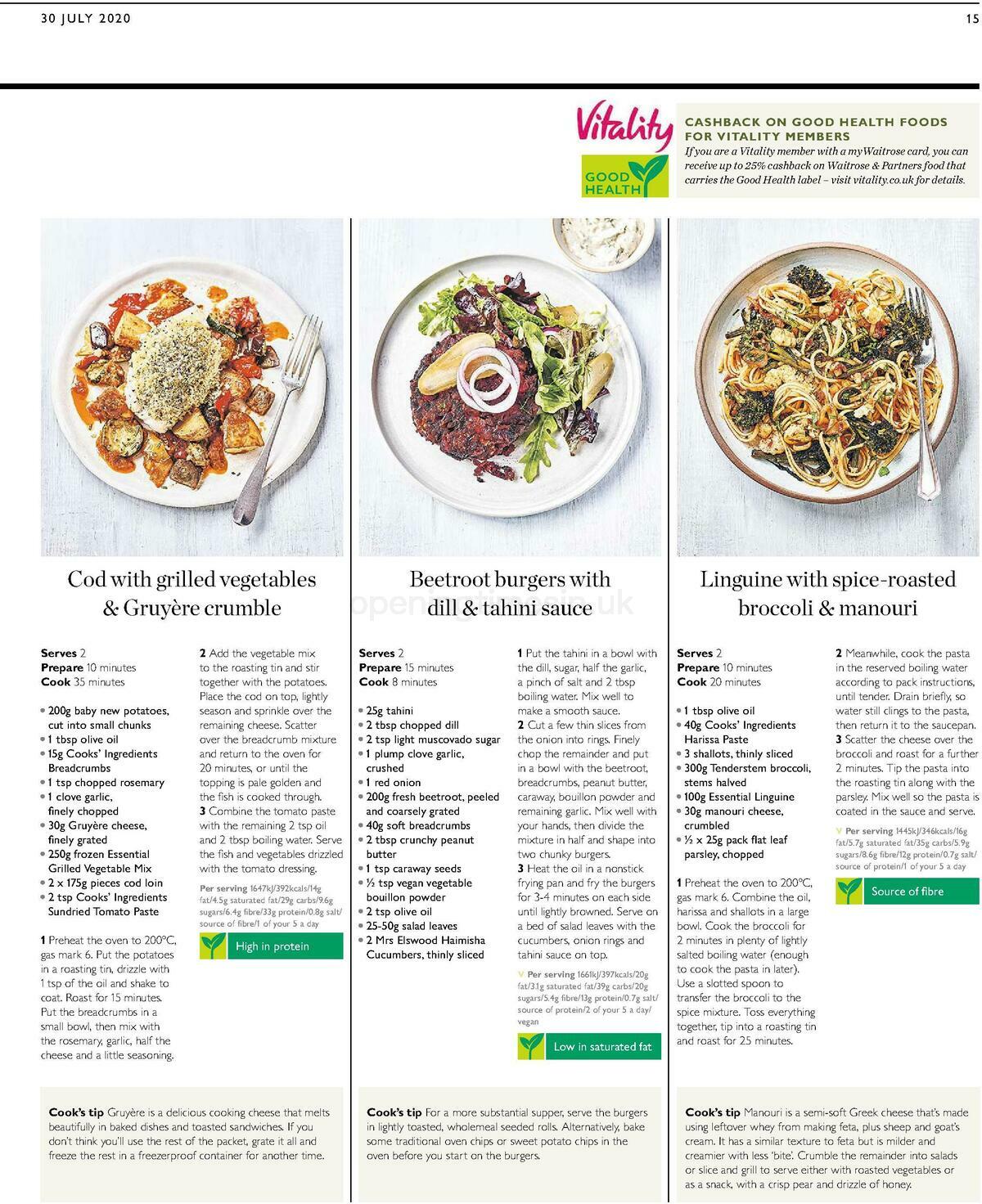 Waitrose Offers from 30 July