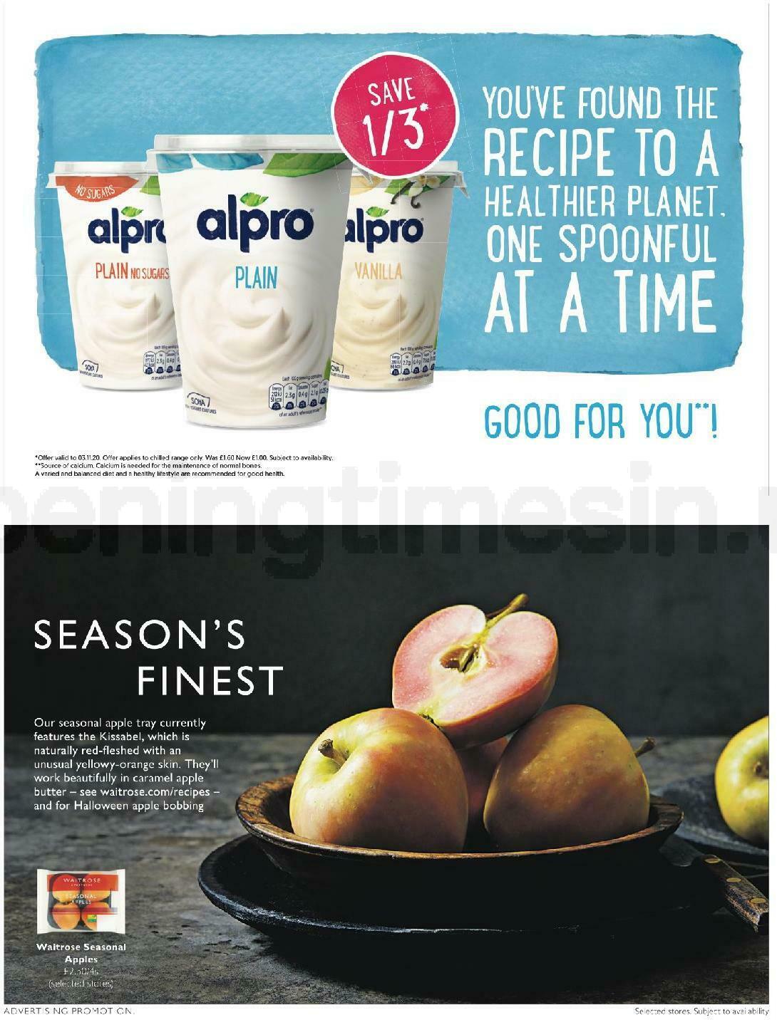 Waitrose Offers from 22 October