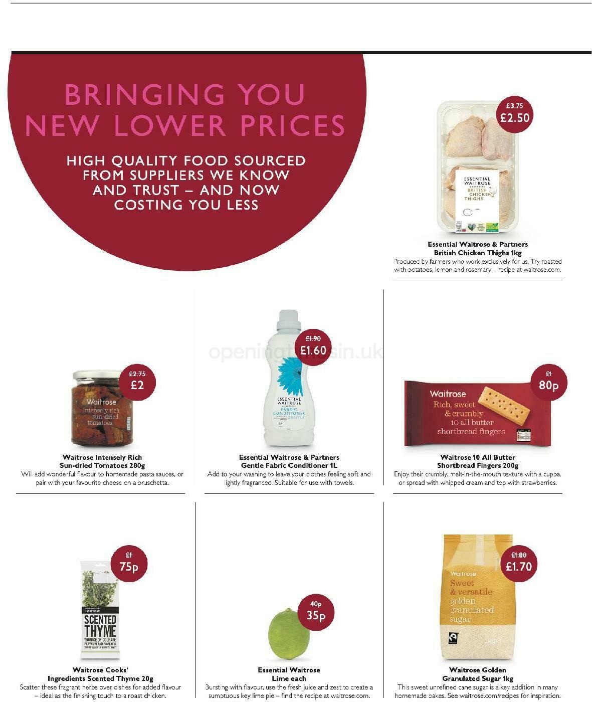 Waitrose Offers from 22 October