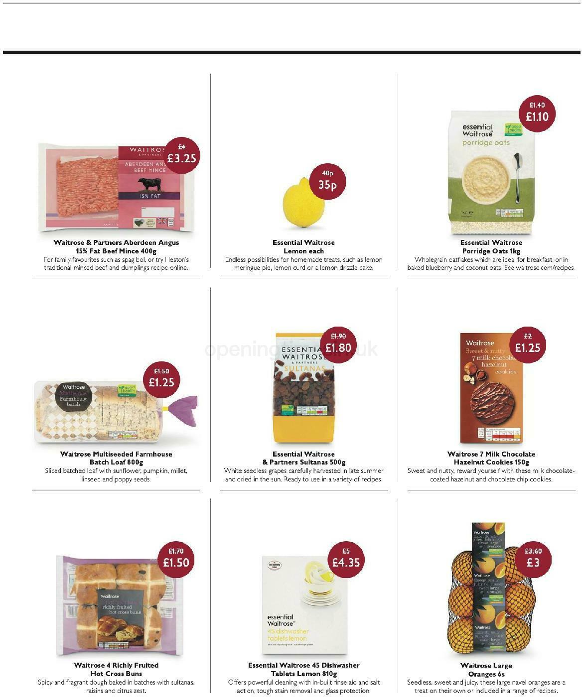 Waitrose Offers from 22 October