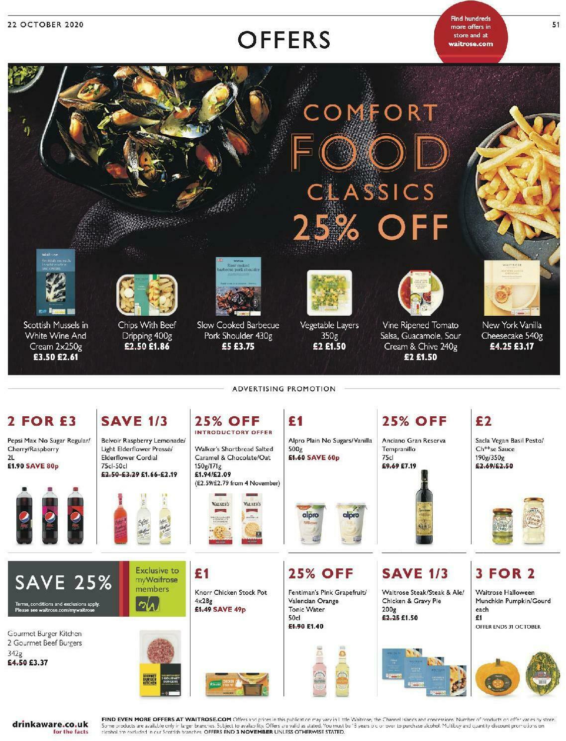Waitrose Offers from 22 October