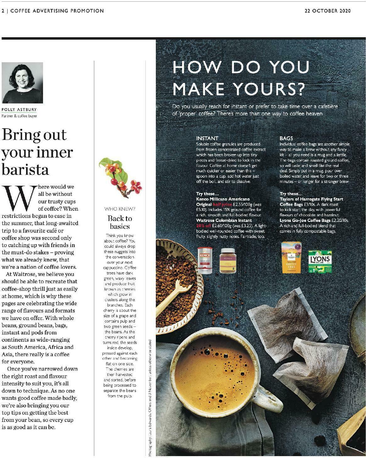 Waitrose Offers from 22 October