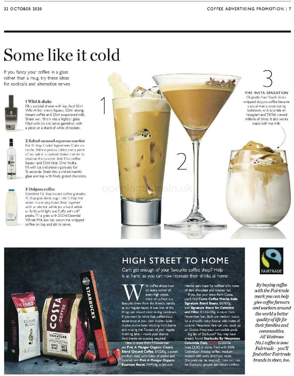 Waitrose Offers from 22 October