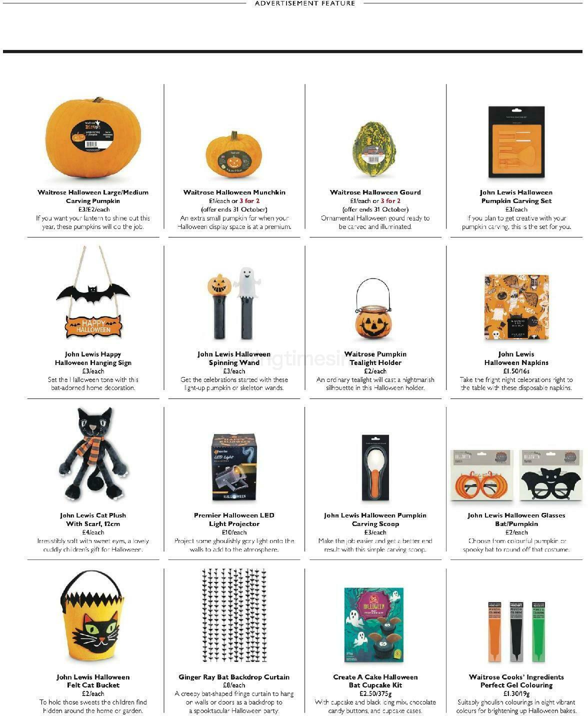 Waitrose Offers from 29 October