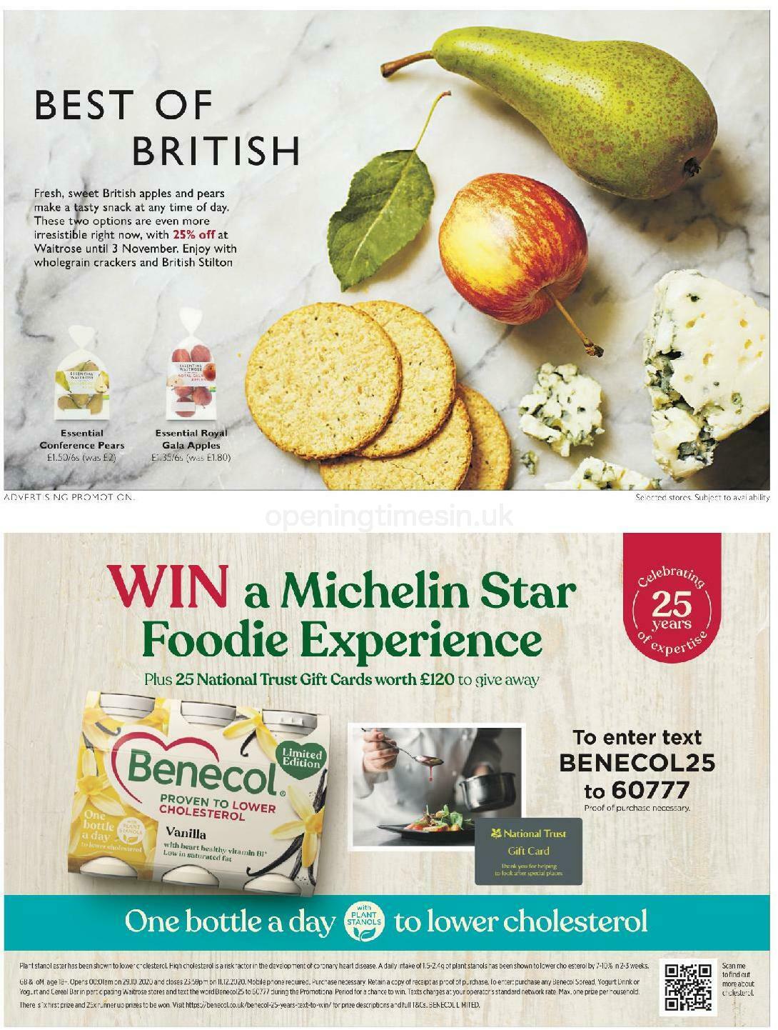 Waitrose Offers from 29 October