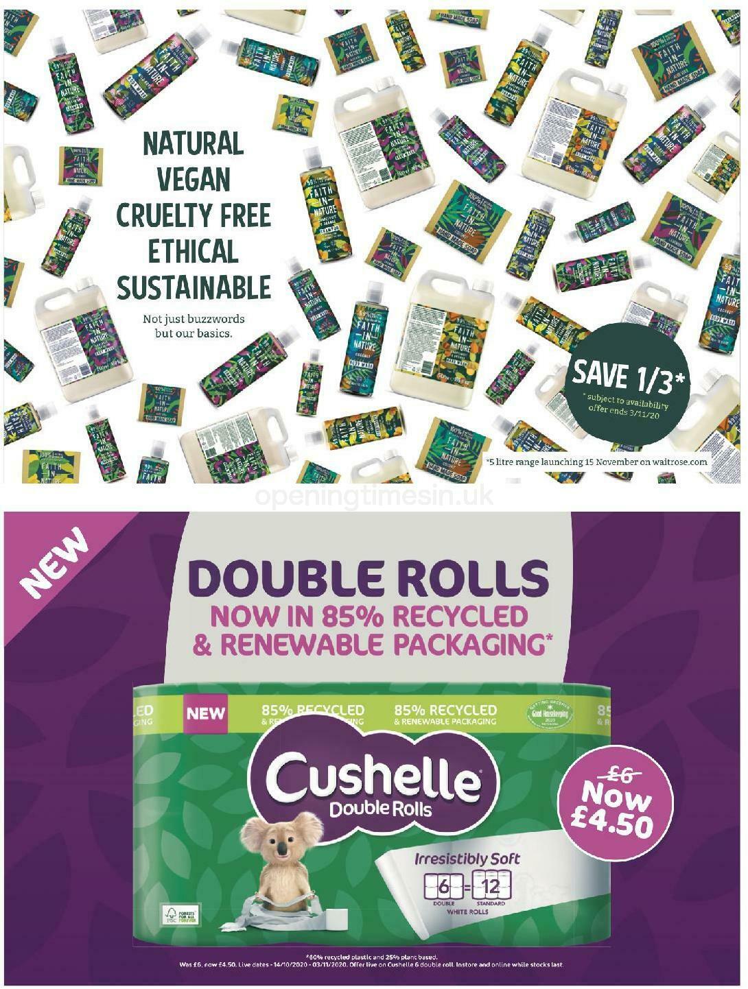 Waitrose Offers from 29 October