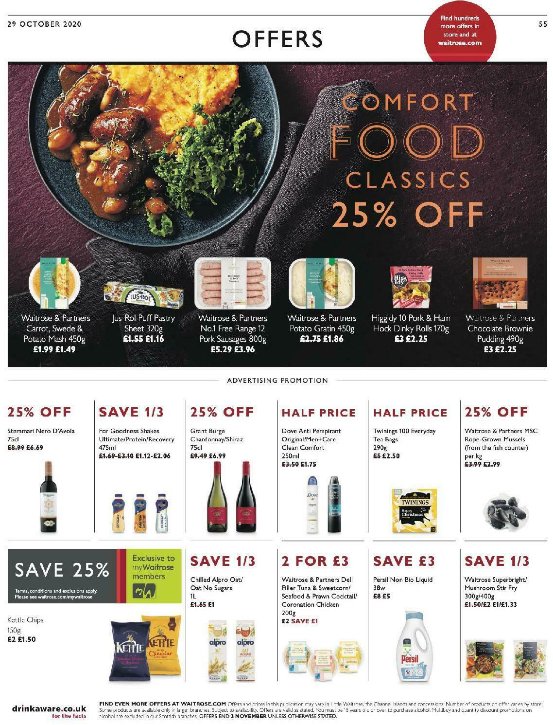 Waitrose Offers from 29 October