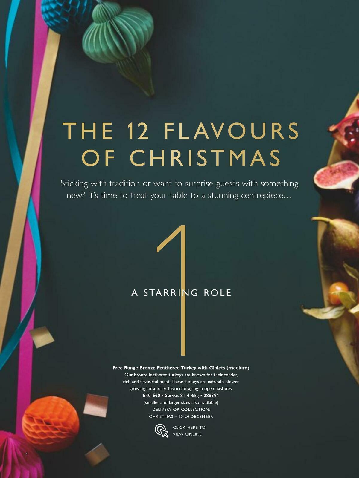 Waitrose Christmas Brochure Offers from 1 November