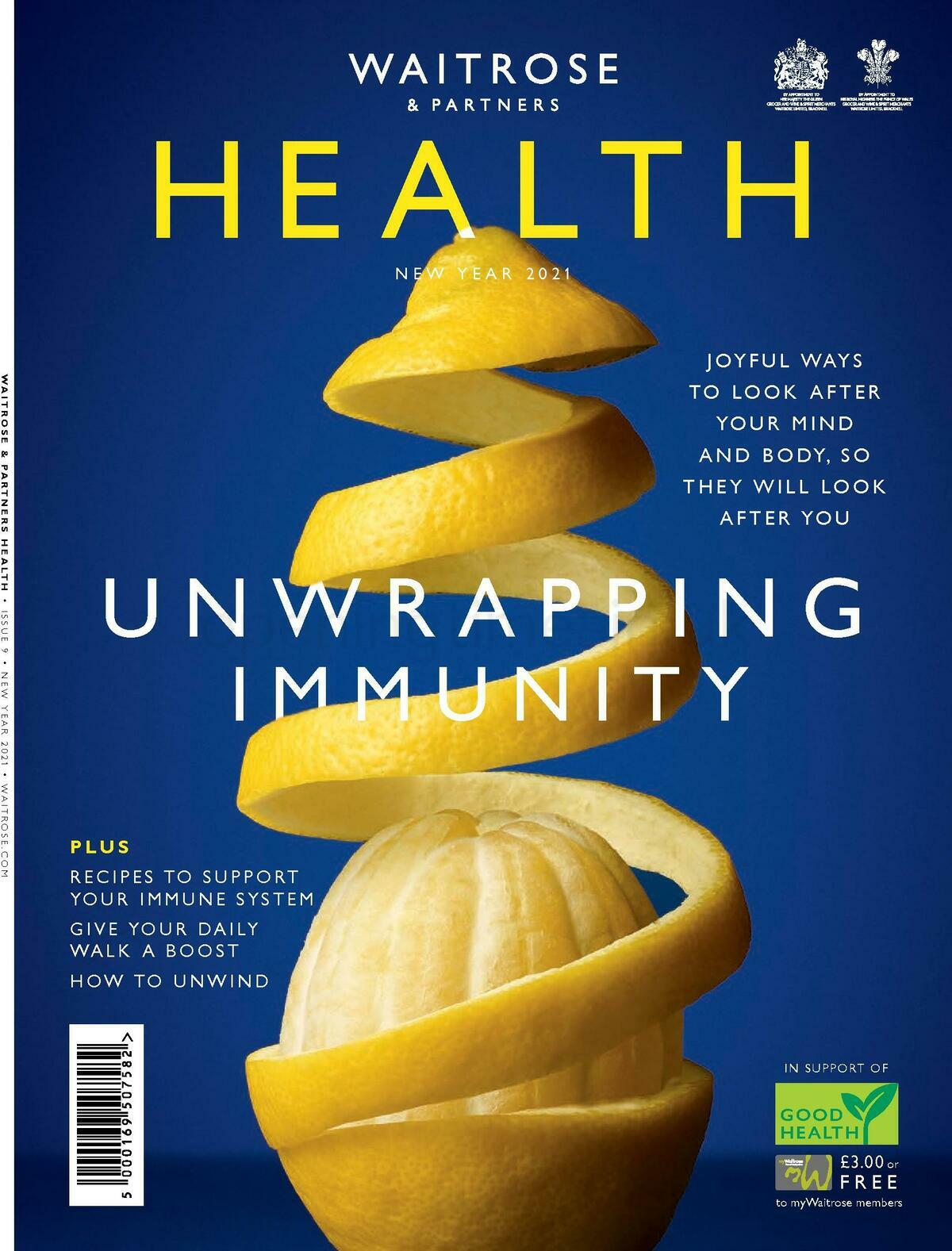 Waitrose Health Magazine Offers from 1 January