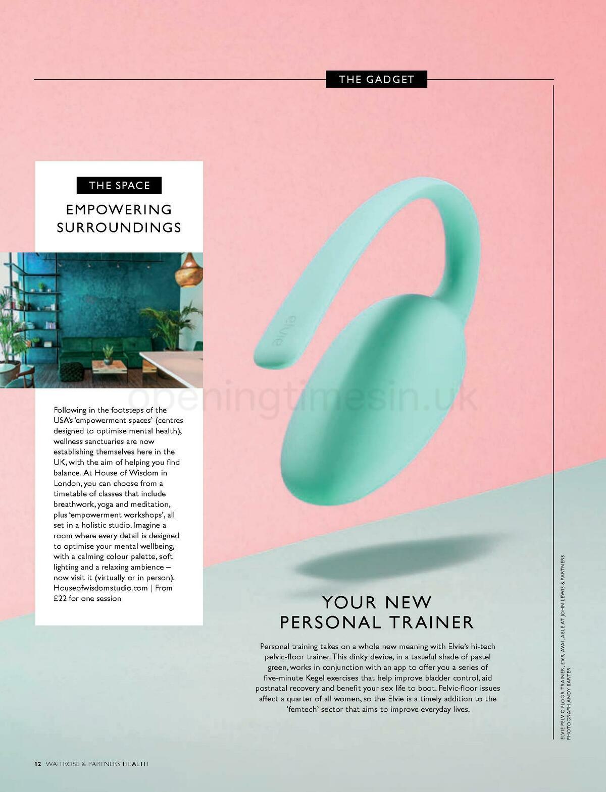 Waitrose Health Magazine Offers from 1 January