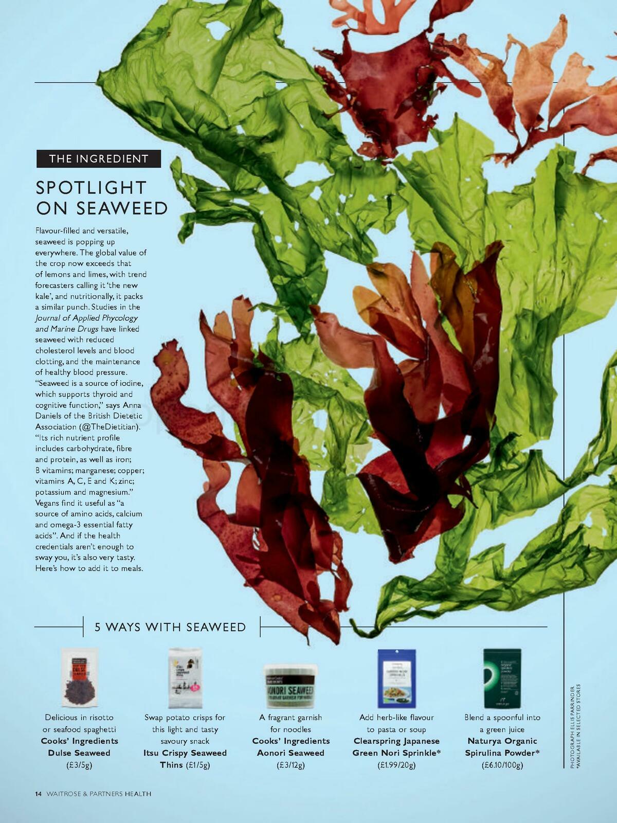 Waitrose Health Magazine Offers from 1 January