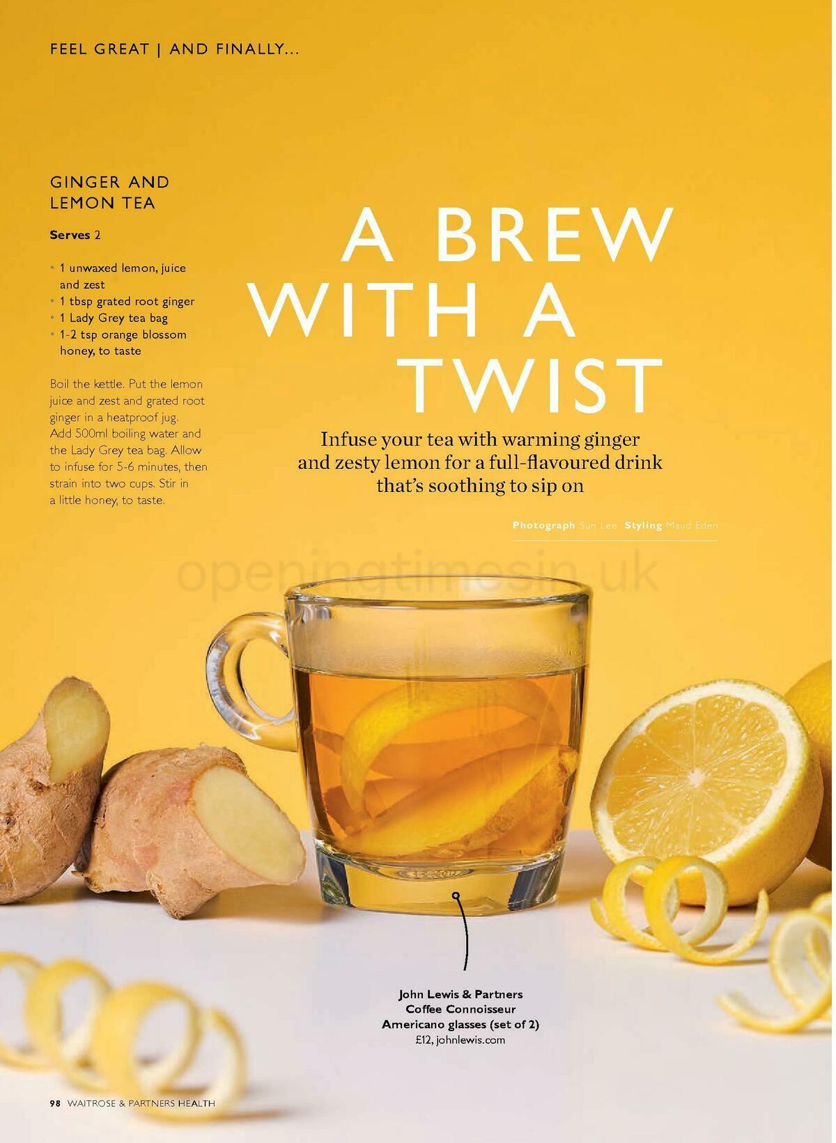 Waitrose Health Magazine Offers from 1 January