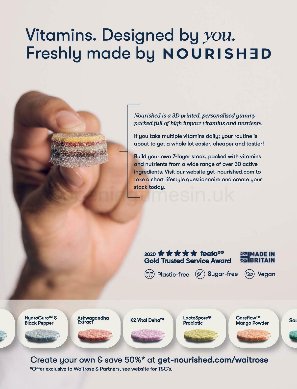 Waitrose Health Magazine Offers from 1 January