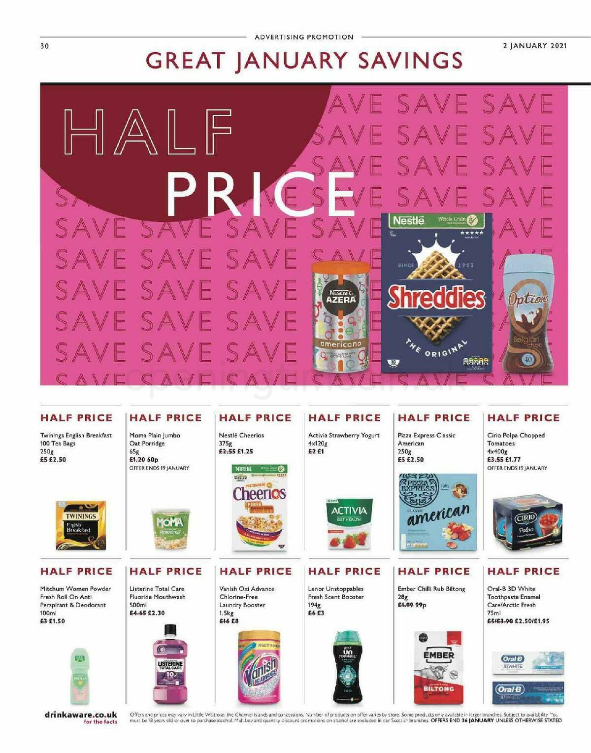 Waitrose Offers from 2 January