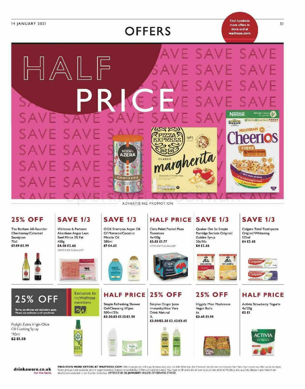 Waitrose Offers from 14 January